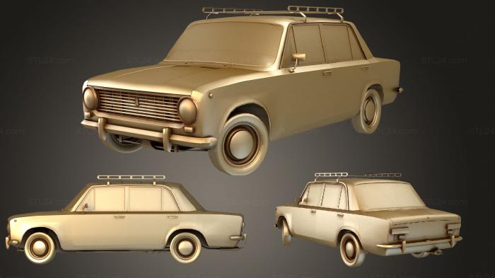 Vehicles (Vaz 2101, CARS_3869) 3D models for cnc